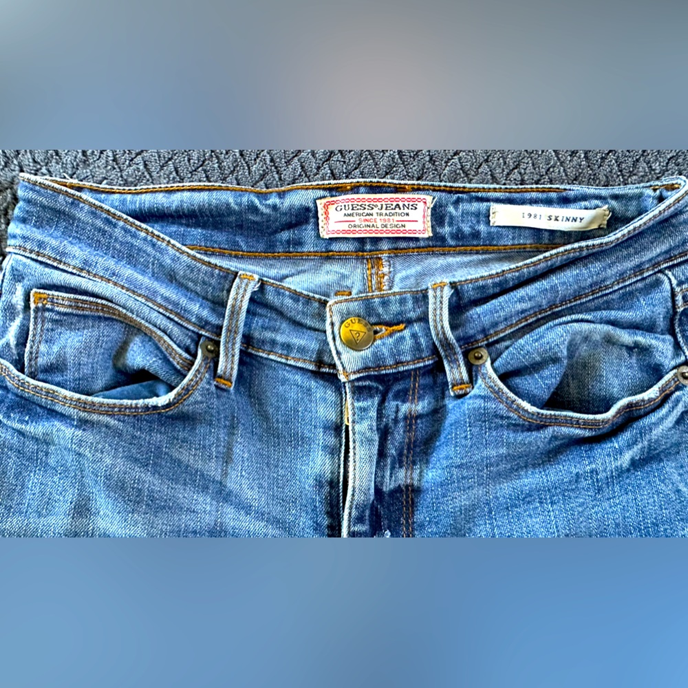 1981 High Rise Skinny Jeans In Ace High Wash - Picture 4 of 6
